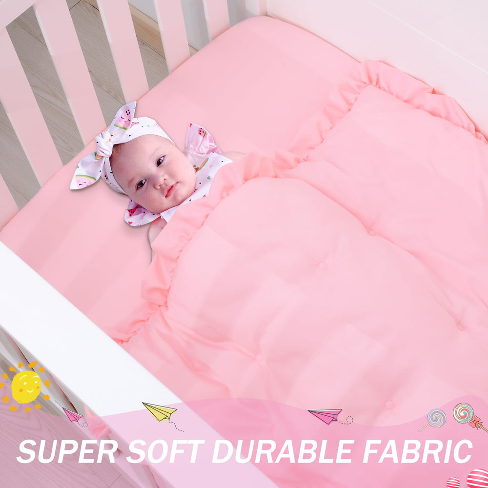 Cloele standard-size baby crib set for easy compatibility and setup