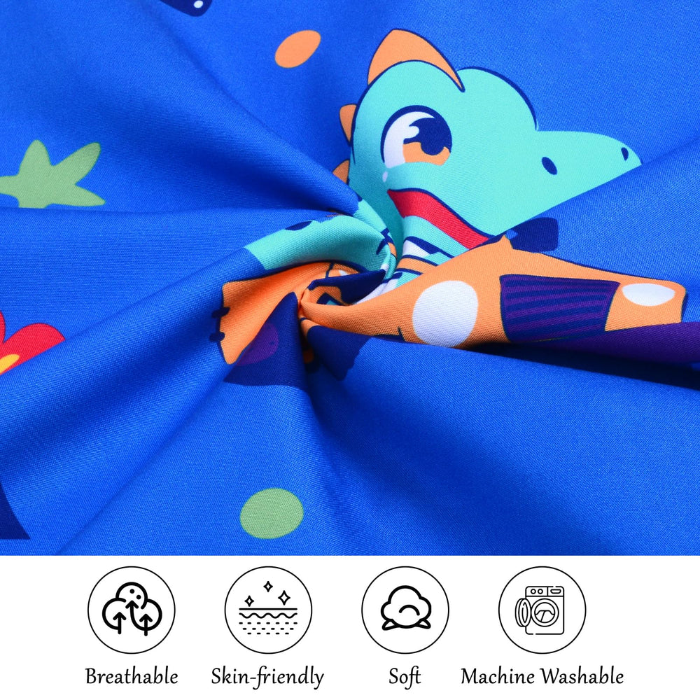 Cloele Car Dinosaur pillowcase fits 13x18 standard toddler pillows