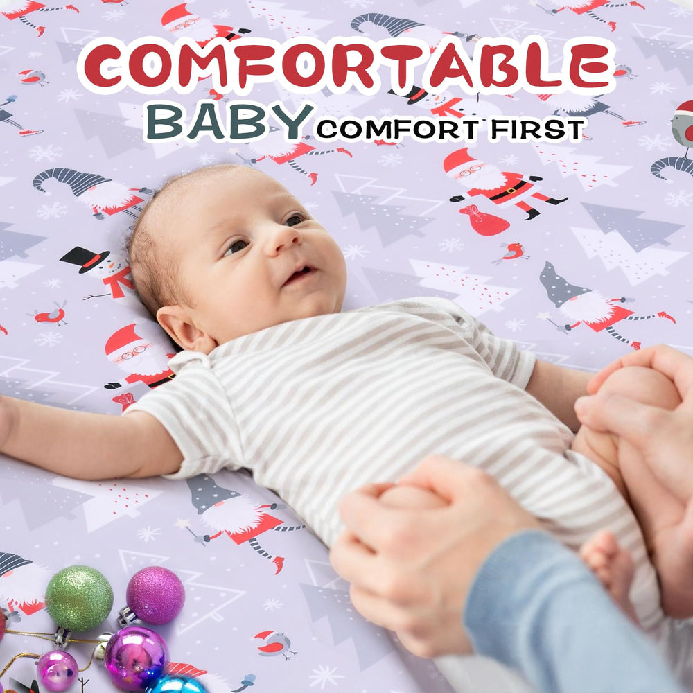 Cloele Christmas sheet adds festive nursery decoration