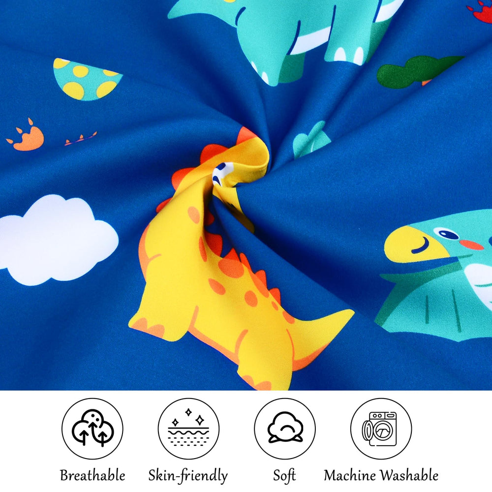 Cloele colorful dinosaur design brightens bedtime and fosters imagination