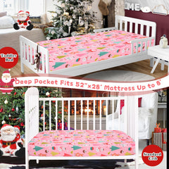 Cloele crib sheet shows elastic band for secure mattress fit and smooth surface.