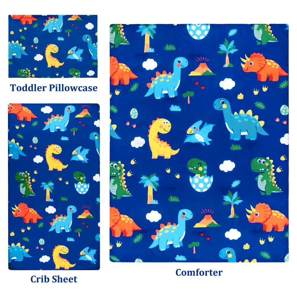 Cloele Dinosaur bedding soft-touch fabric stays comfortable after washing.