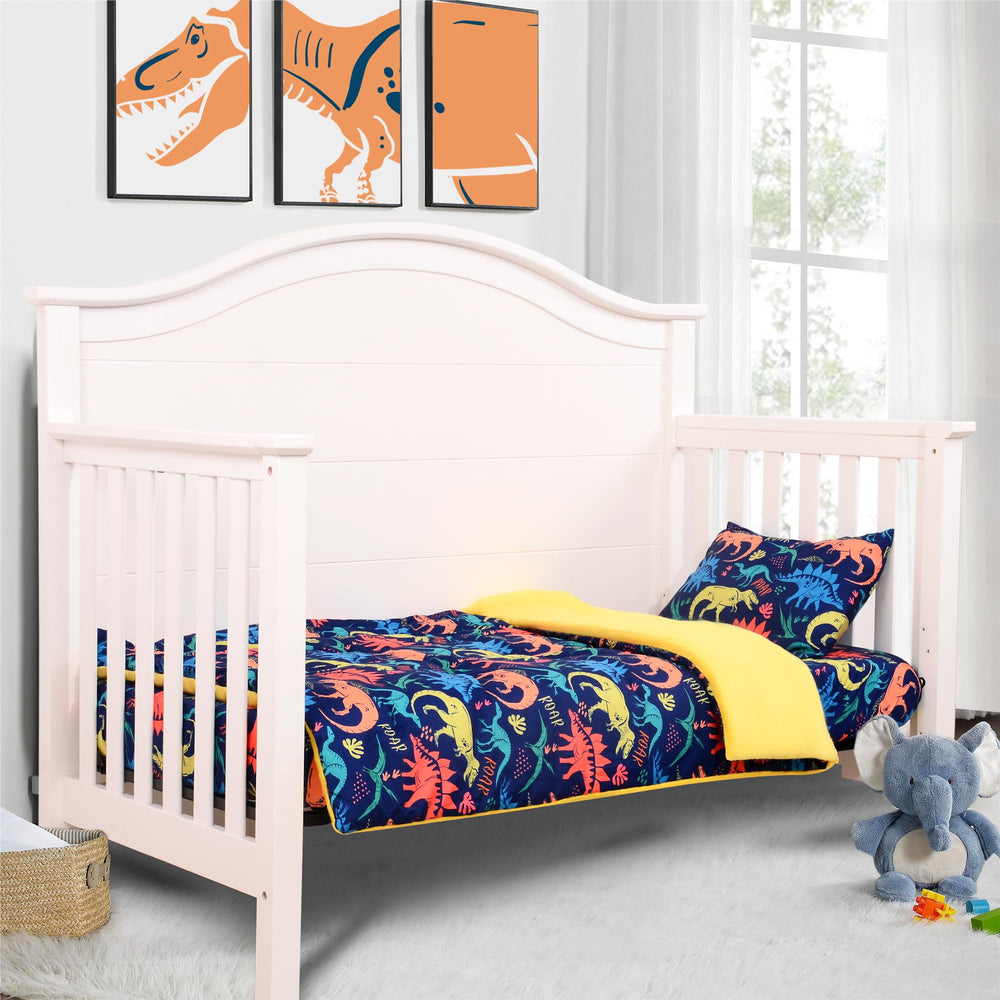Cloele dinosaur comforter 36x48 with plush minky reverse for cozy cuddles.