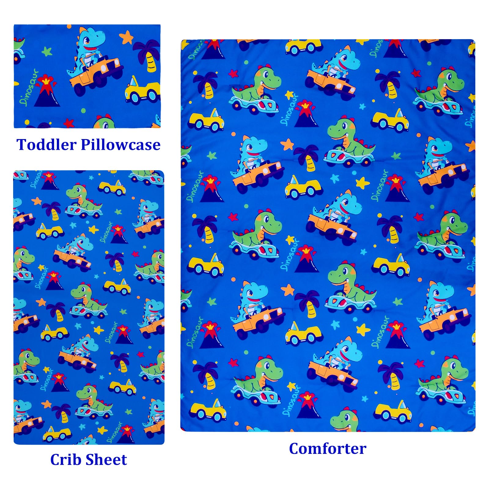 Cloele dinosaur baby pillowcase 13x18 provides gentle touch for sensitive skin.