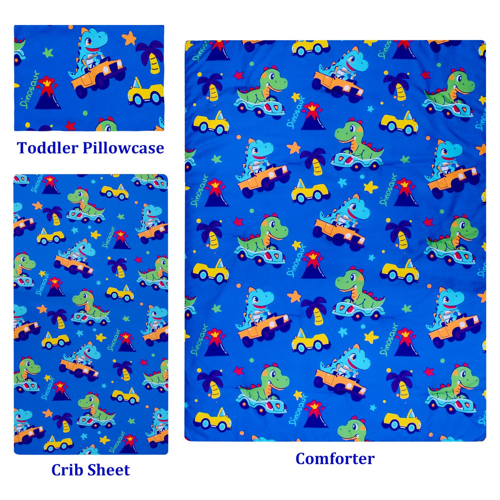 Cloele dinosaur baby pillowcase 13x18 provides gentle touch for sensitive skin.