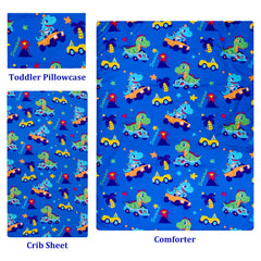 Cloele dinosaur baby pillowcase 13x18 provides gentle touch for sensitive skin.