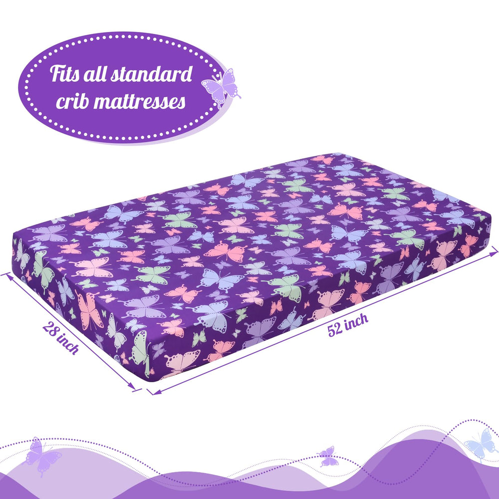Cloele easy-care crib sheet is machine washable for busy parents.