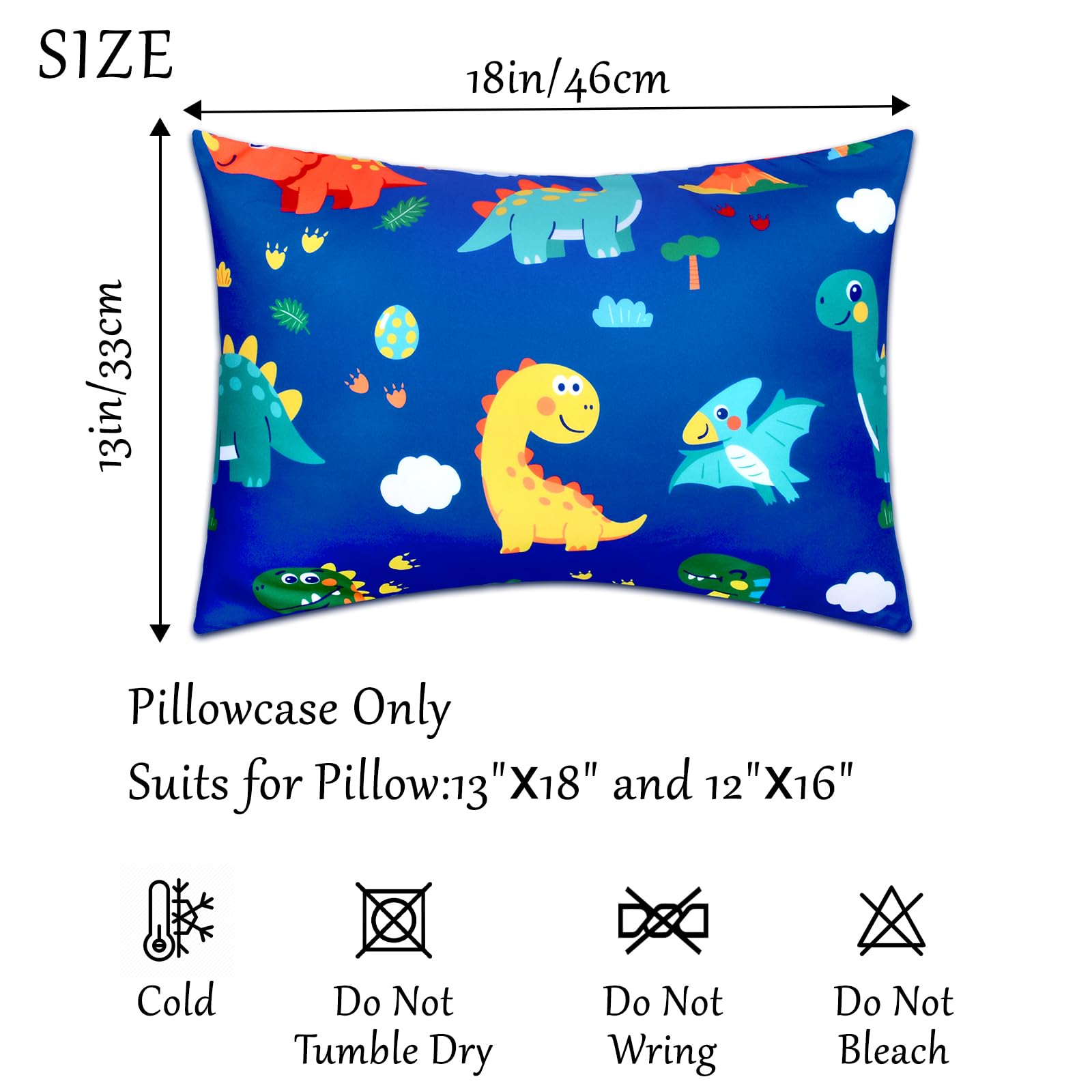 Cloele envelope-closure pillowcase keeps pillow secure without zippers