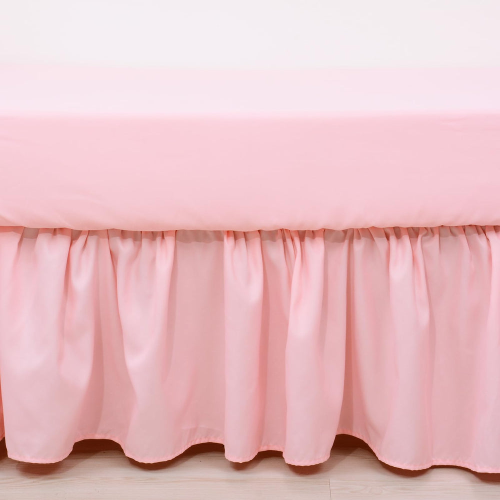 Cloele pink nursery bedding enhances nap time and bedtime scene
