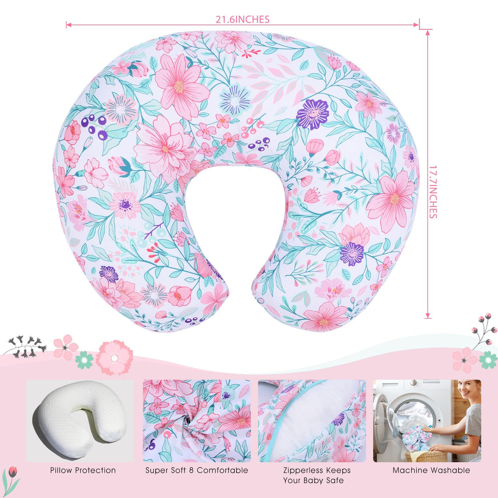 Cloele nursing pillow cover envelope closure keeps pillow secure during feeds