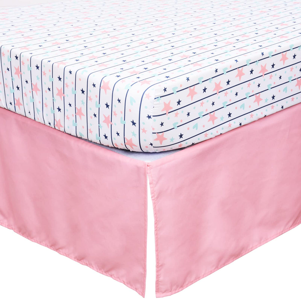 Cloele pink soft textiles collection provides easy care and coordinated styling.