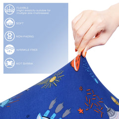 Cloele 360-degree fit round crib sheet securely wraps round mattresses for stability.