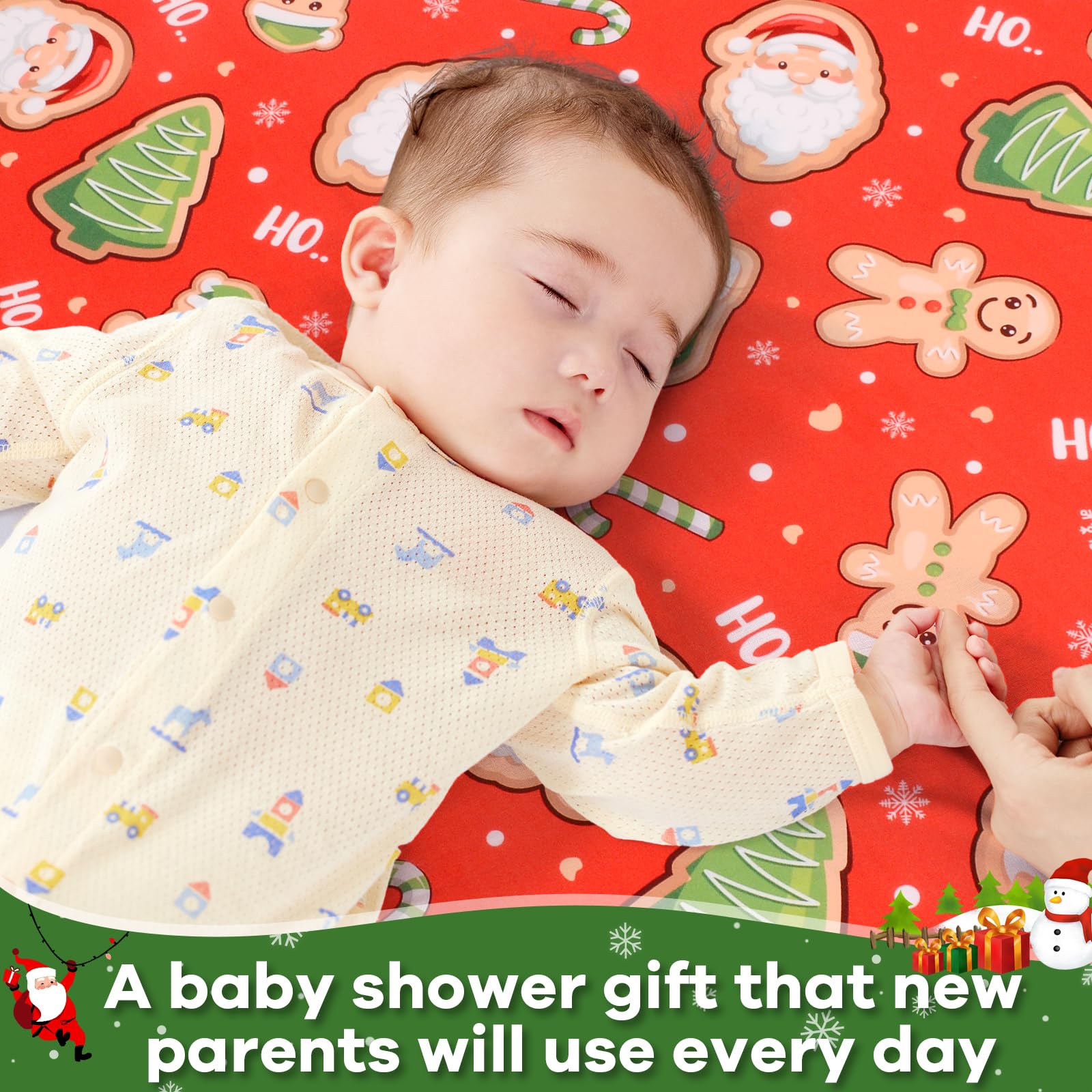 Cloele soft polyester crib sheet enhances comfort for restful naps.