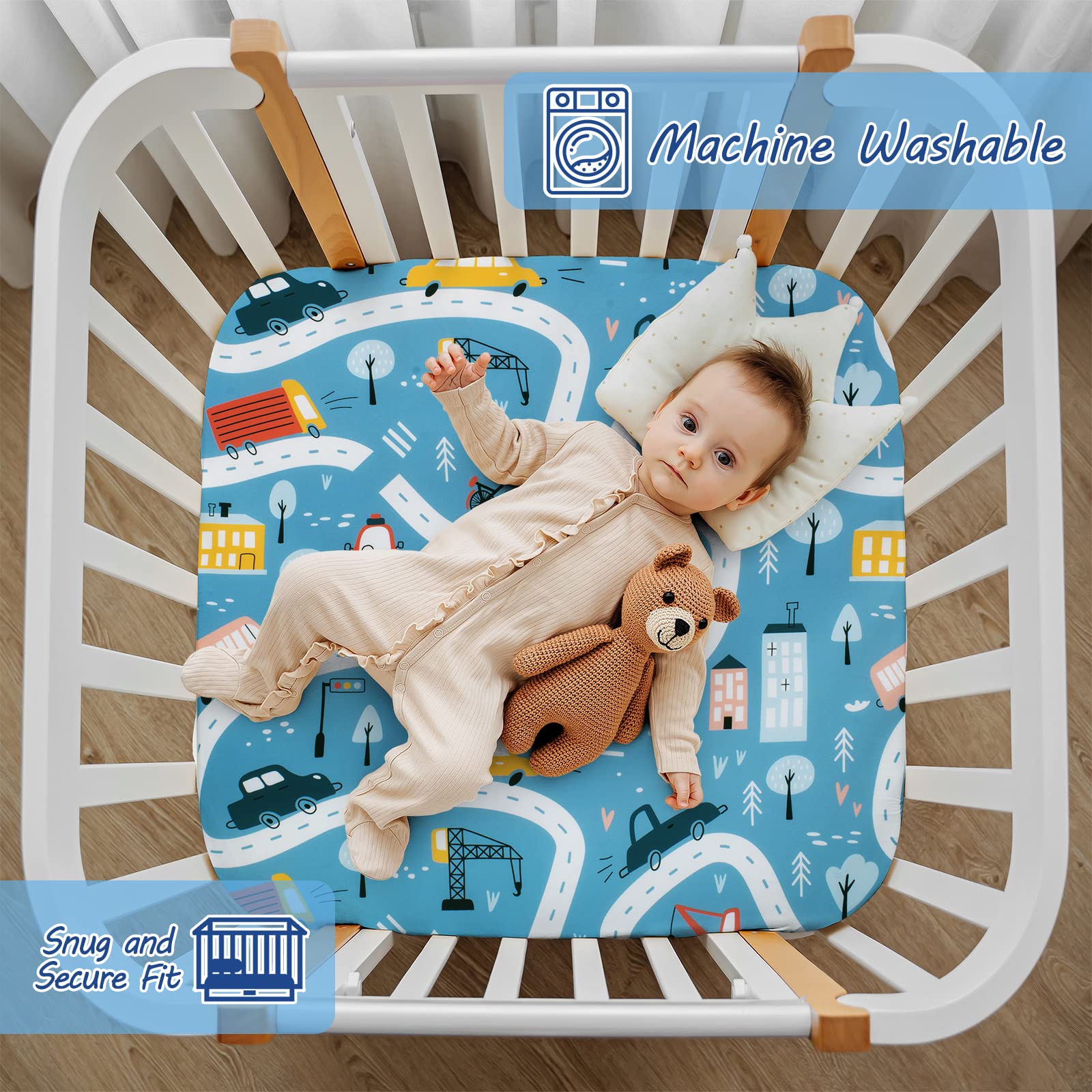 Cloele square playard sheet shows secure 36x36 fit