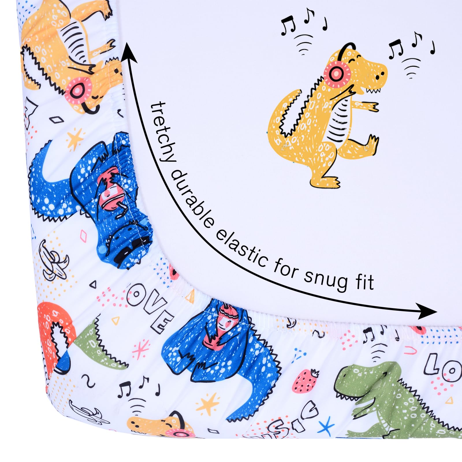 Cloele Square Playard Sheet makes a thoughtful baby shower gift.