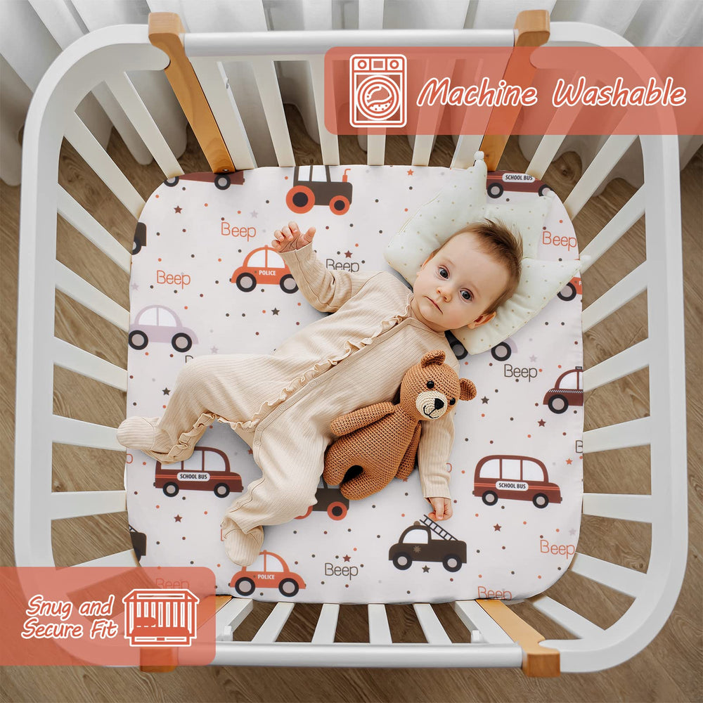 Cloele square playard sheet fits 36x36 securely for a snug lay