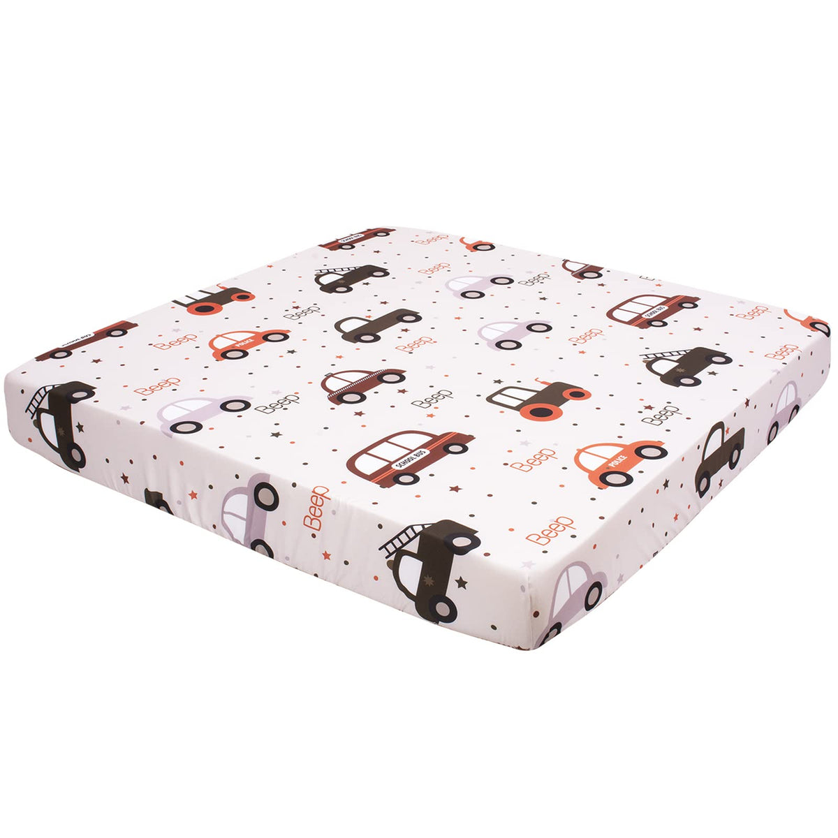 Cloele square playard sheet with soft fabric for gentle baby skin comfort