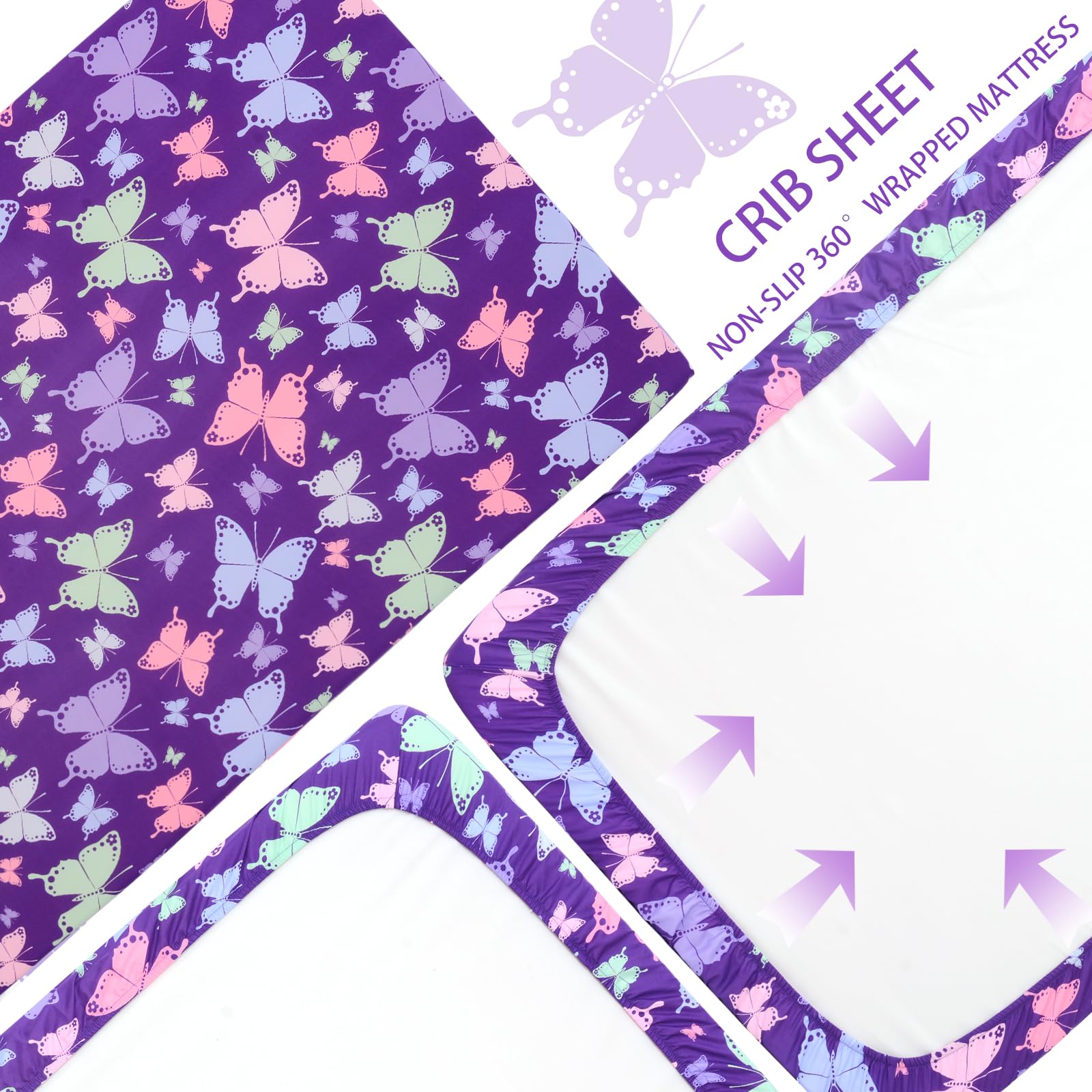 Cloele transition-friendly sheet supports moving from crib to toddler bed.