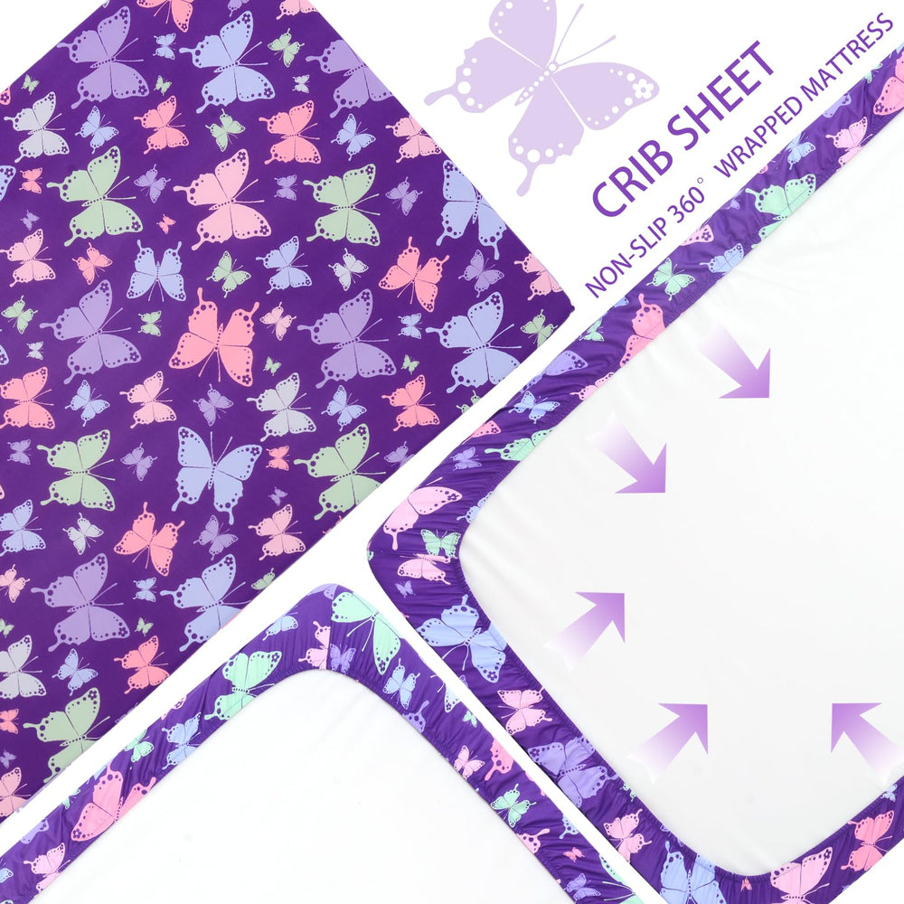 Cloele transition-friendly sheet supports moving from crib to toddler bed.
