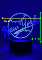 CLORURBANLIVE 3D New York night light shows 16 color options for mood lighting