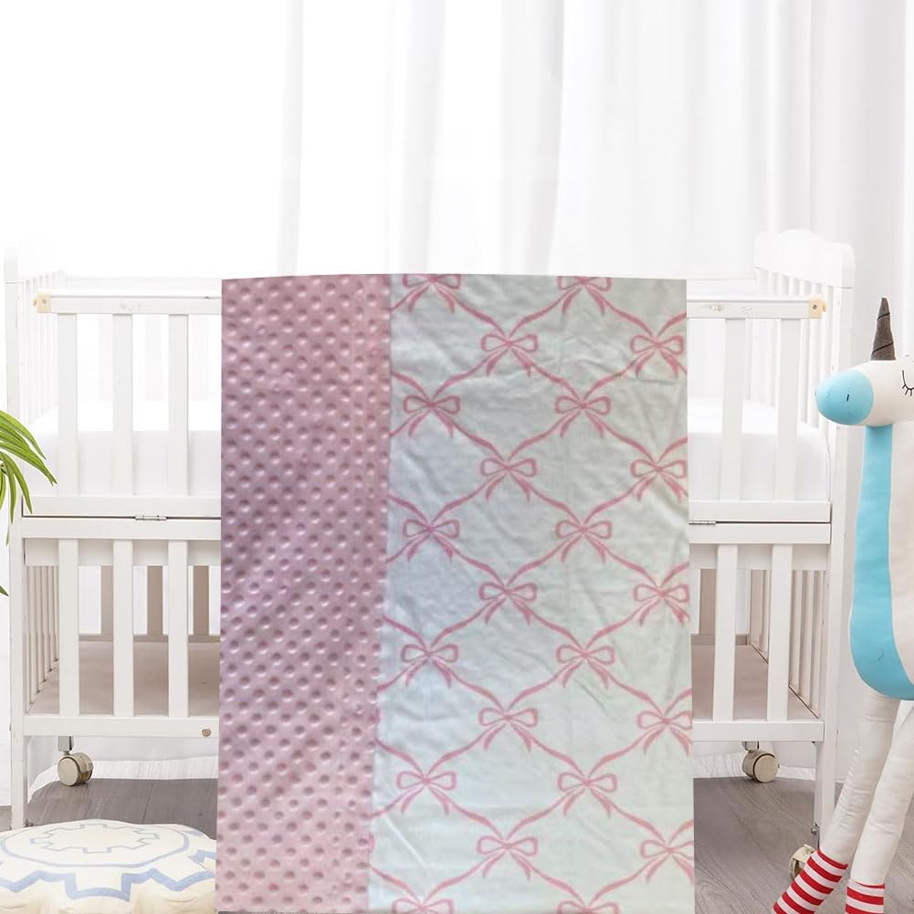 Closockey baby blanket crib-stroller setup shows 30x40 inch size for all-season comfort.