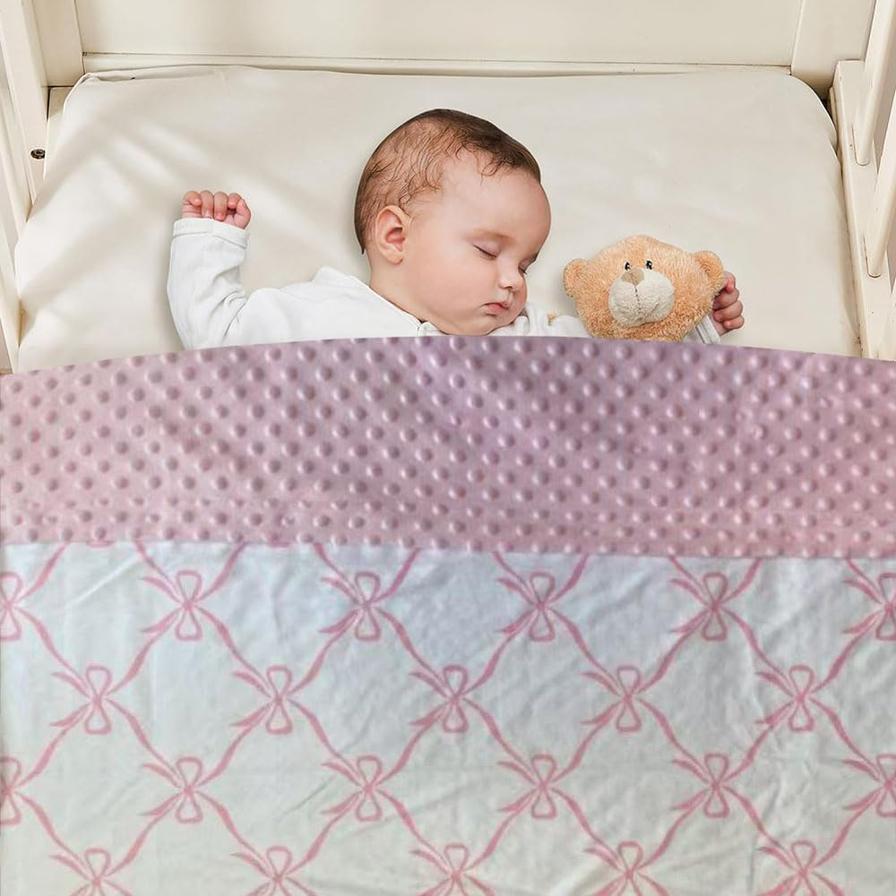 Closockey baby blanket soft flannel close-up highlights breathable texture and gentle skin feel.