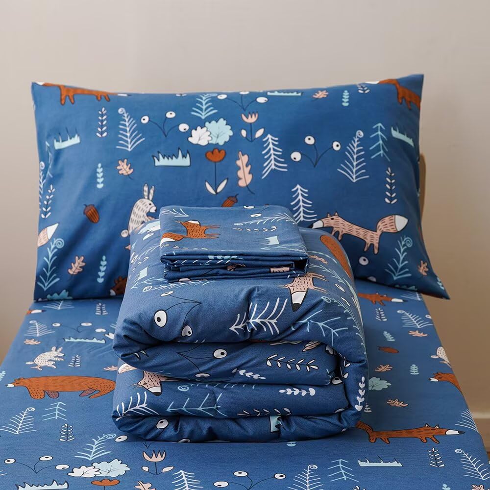 CLOTHKNOW 4-piece toddler bedding set showcasing complete sleep solution for kids.