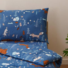 CLOTHKNOW animal toddler bedding fitted sheet designed for standard toddler bed fit.