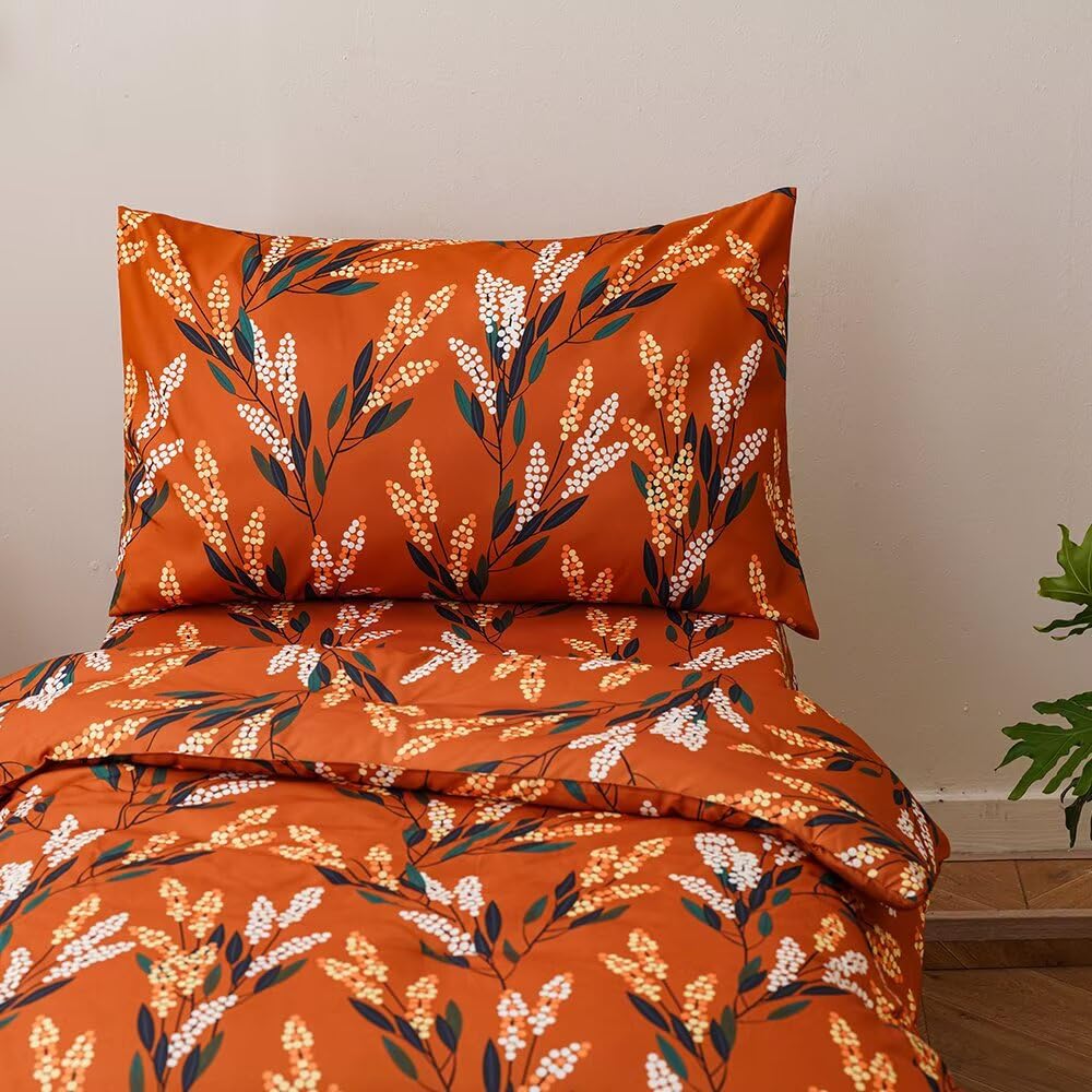 CLOTHKNOW floral toddler bedding fitted sheet keeps sleep snug on standard beds.