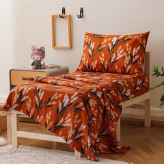 CLOTHKNOW floral toddler bedding pillowcase protects pillow during naps and night.