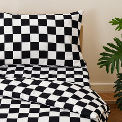 CLOTHKNOW plaid pillowcase set for comfortable, coordinated nights.