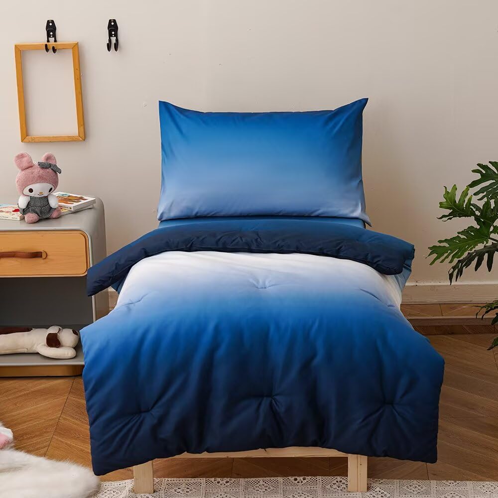 CLOTHKNOW toddler bedding set with reversible comforter for versatile warmth and easy styling