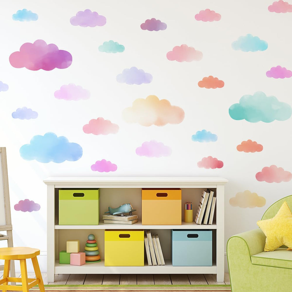 Clothmile waterproof vinyl decals resist wear in classrooms and kid spaces.