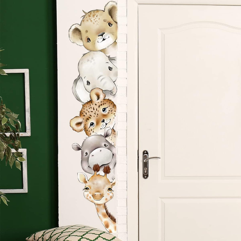 clothmile jungle elephant wall decal for nursery decor