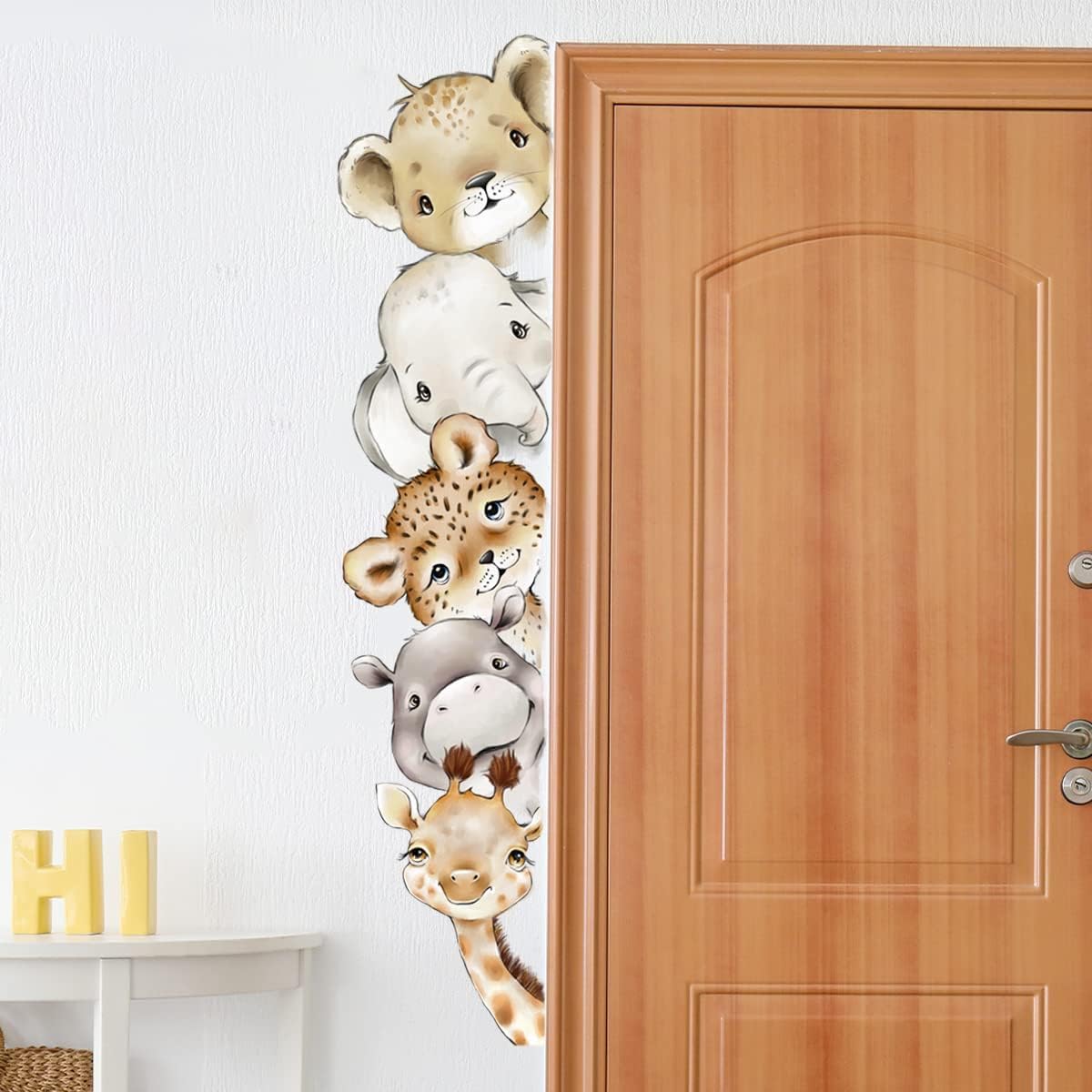 clothmile jungle lion wall decal creates a bold playroom focal point