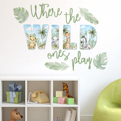 clothmile Wild Jungle Elephant decal brightens kids' rooms with friendly imagery and durable design.