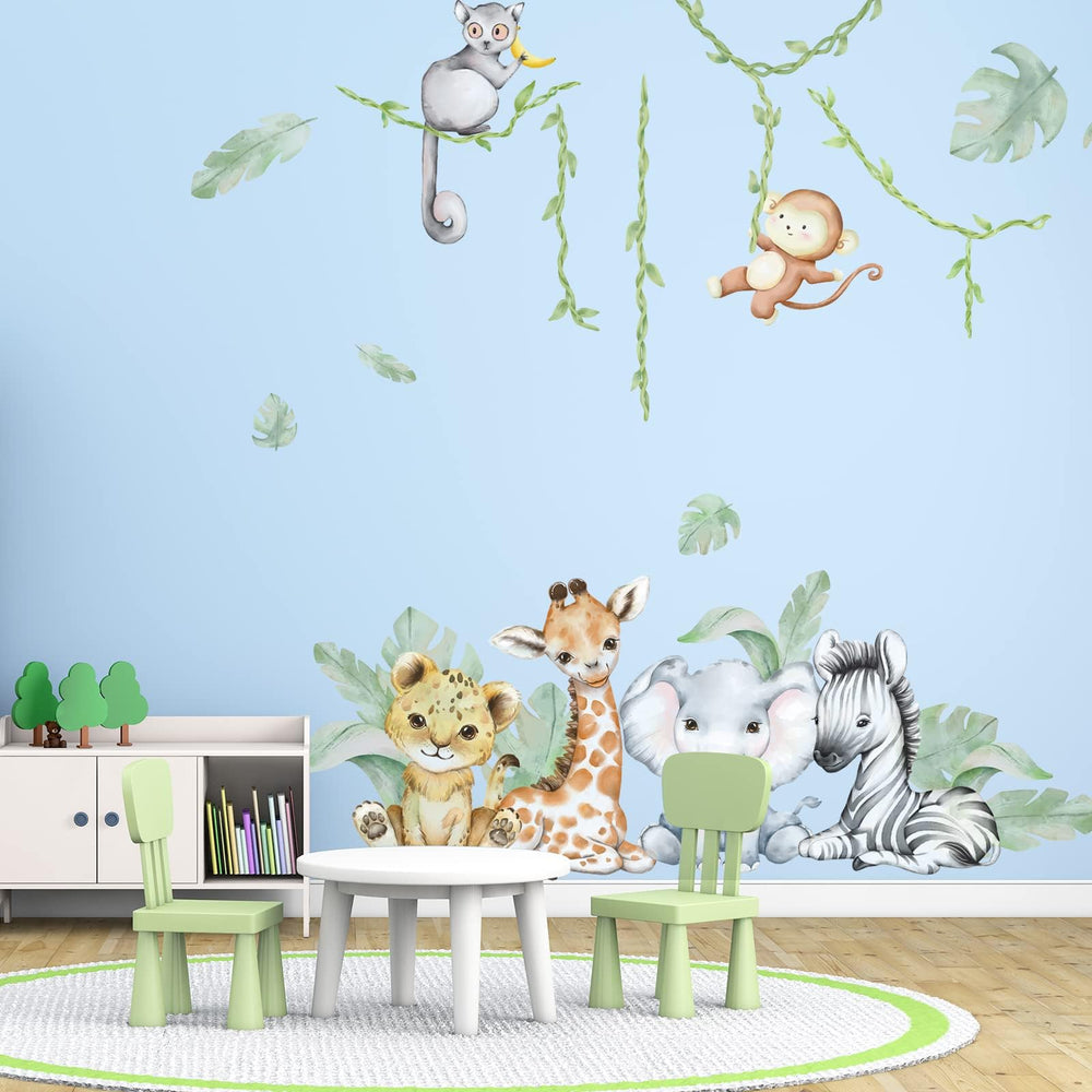 clothmile birch trees wall decal adds calming forest vibes to the nursery