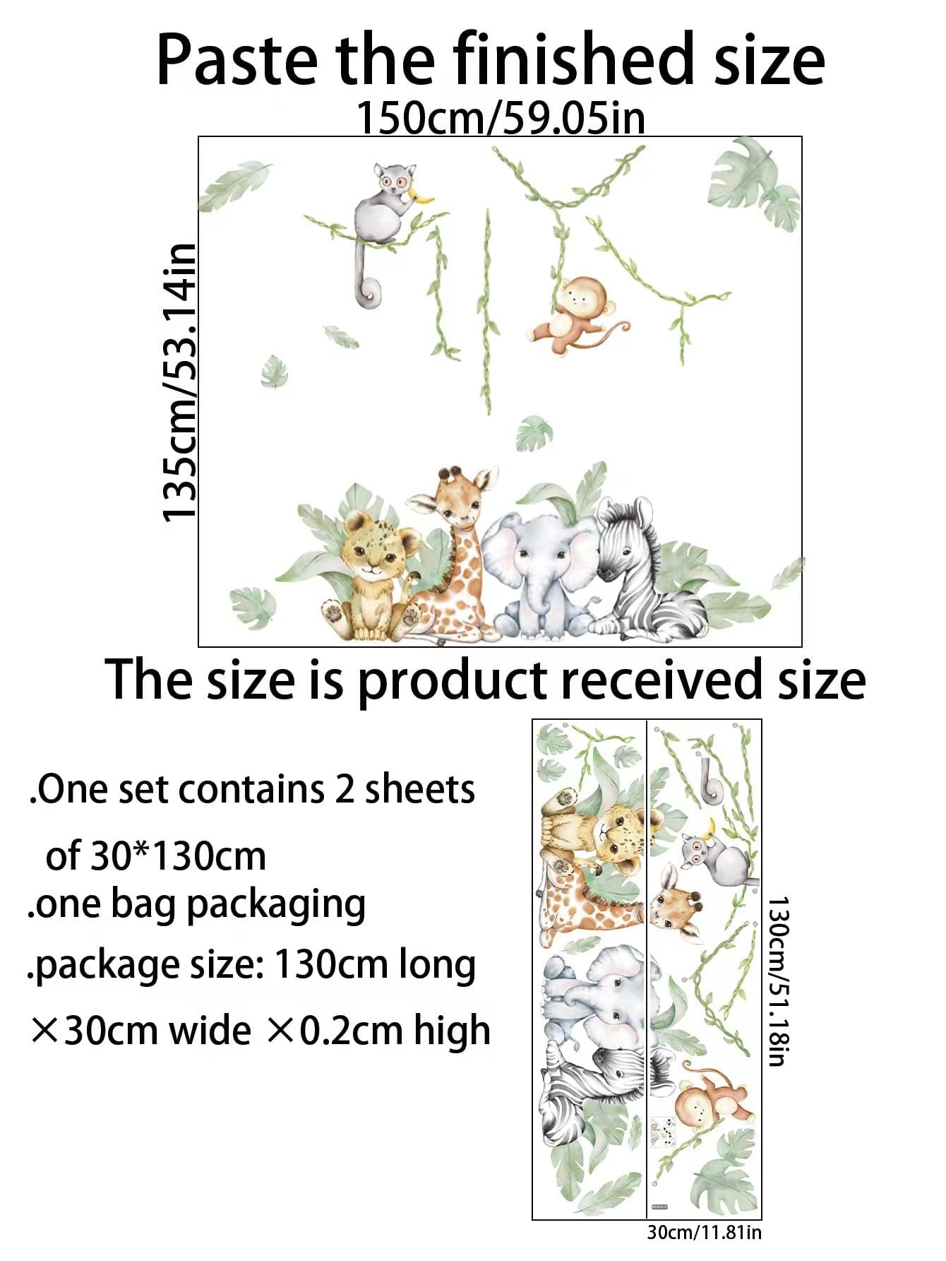 clothmile forest scene wall decal set enables easy DIY room makeover