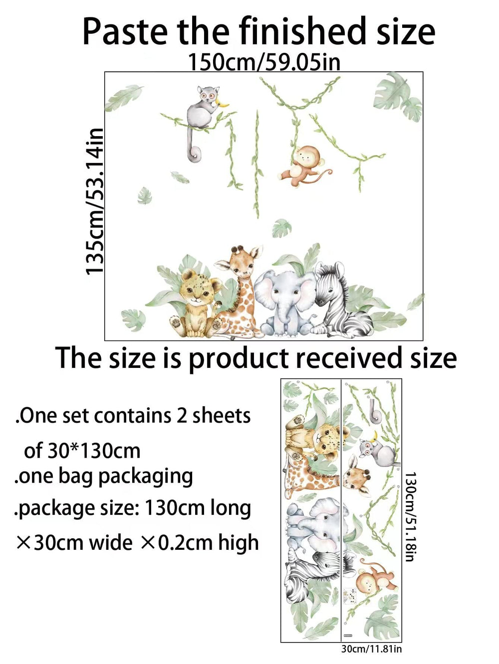 clothmile forest scene wall decal set enables easy DIY room makeover