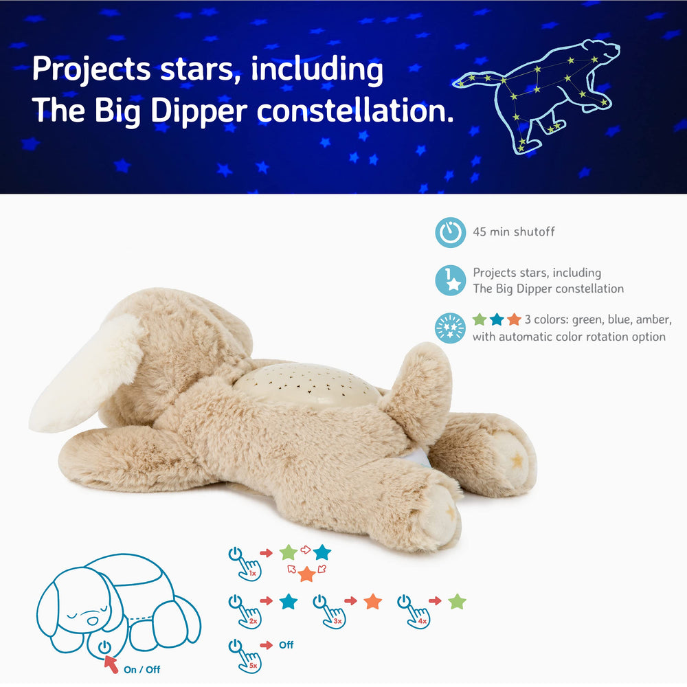 Cloud b Dream Buddies Patch The Puppy beside the nightlight