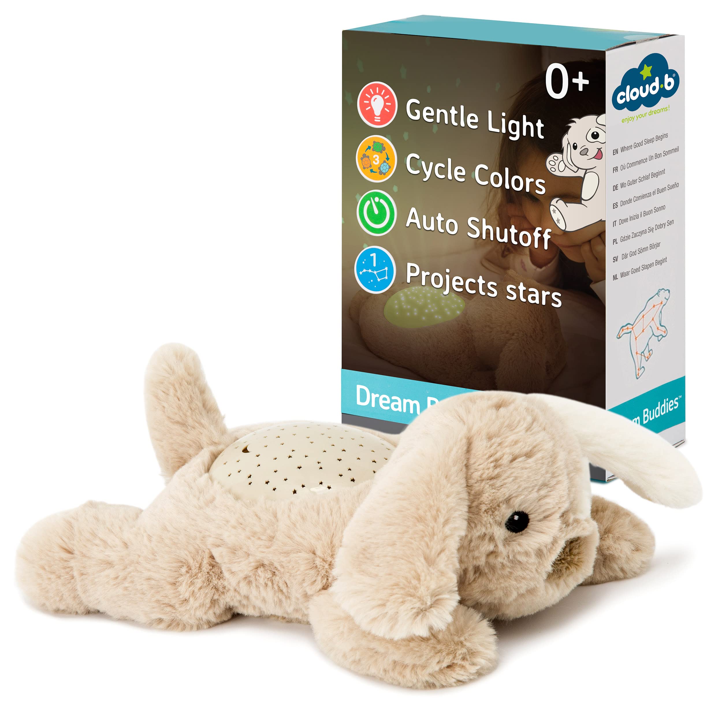 Cloud b Calming Mini Nightlight soft-glow provides a gentle bedtime ambiance