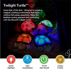 Cloud b Calming Nightlight Star Projector highlights eight constellations for imaginative night sky stories.