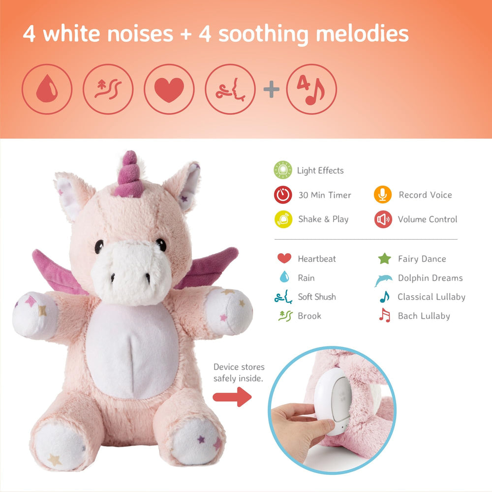 Cloud b LoveLight Buddies motion sensor activates glow and sounds.