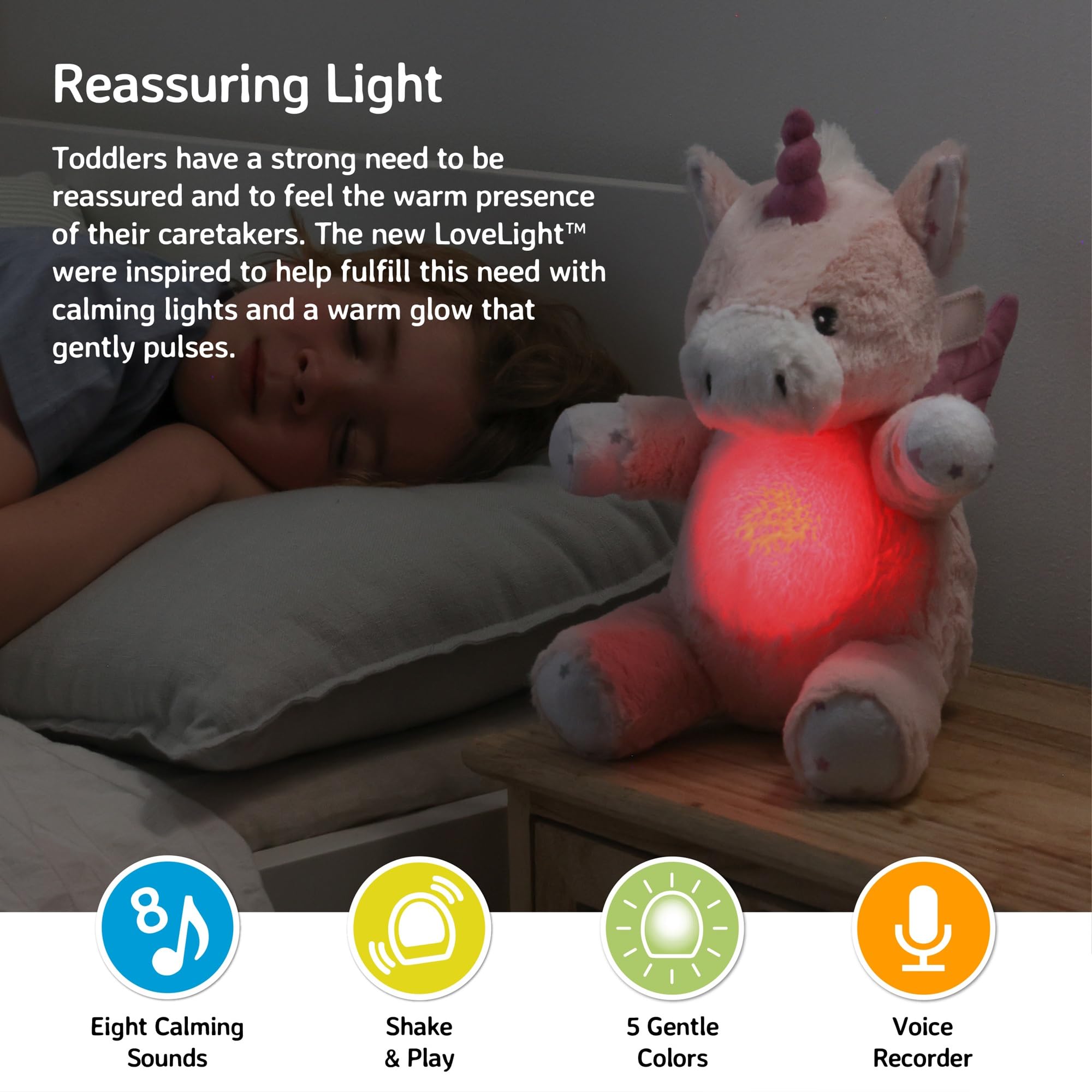 Cloud b LoveLight Buddies voice recorder close-up captures personalized lullabies.