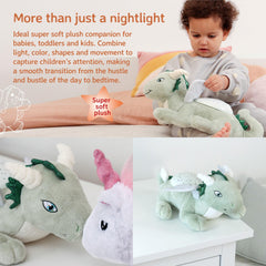 Cloud B Twilight Buddies Dragon blue light option for peaceful nights