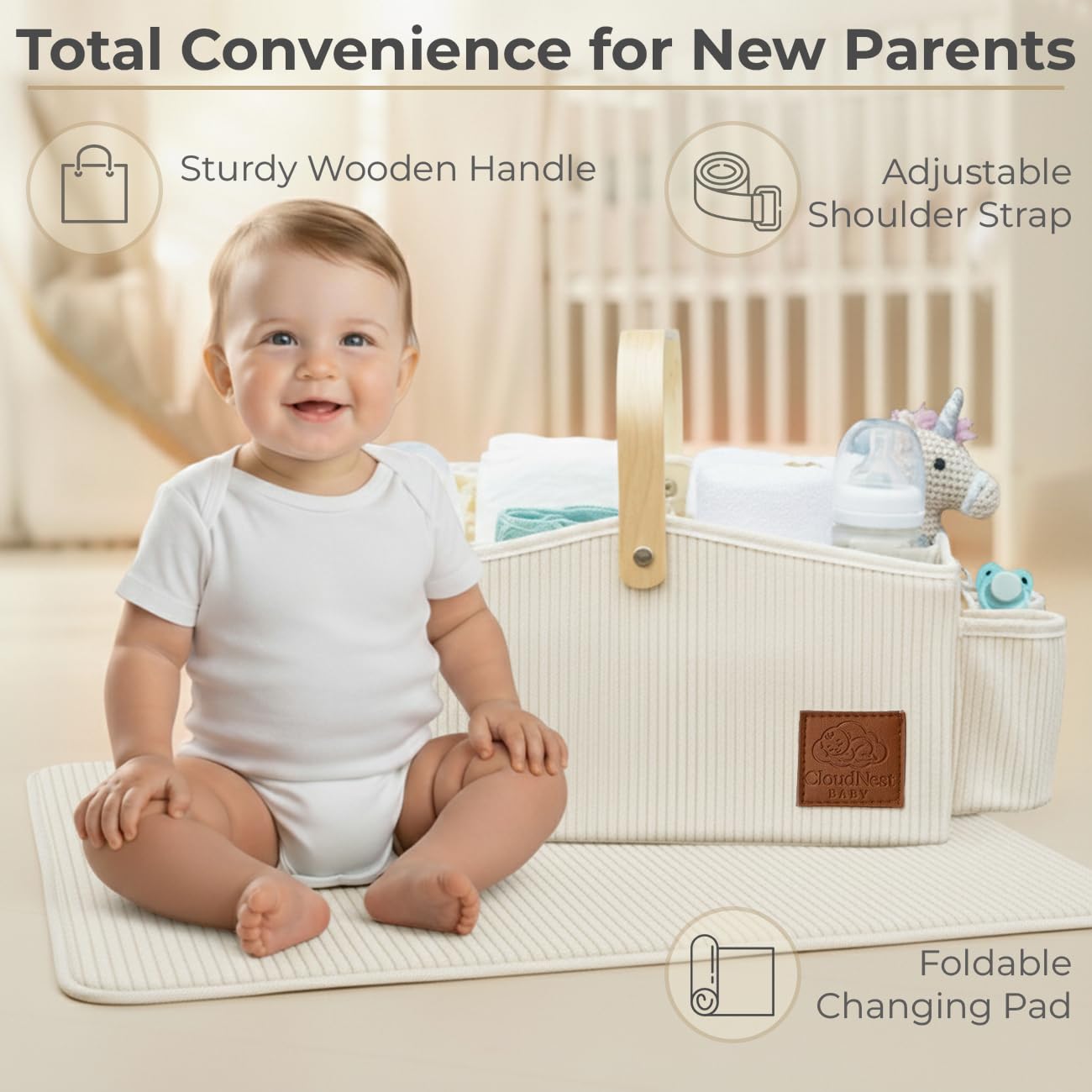 Cloud Nest Baby stylish nursery design complements modern spaces