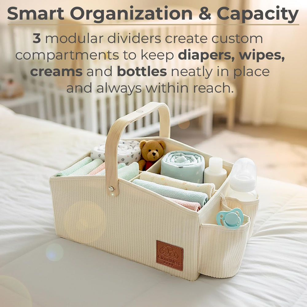Cloud Nest Baby adjustable shoulder strap enables hands-free mobility