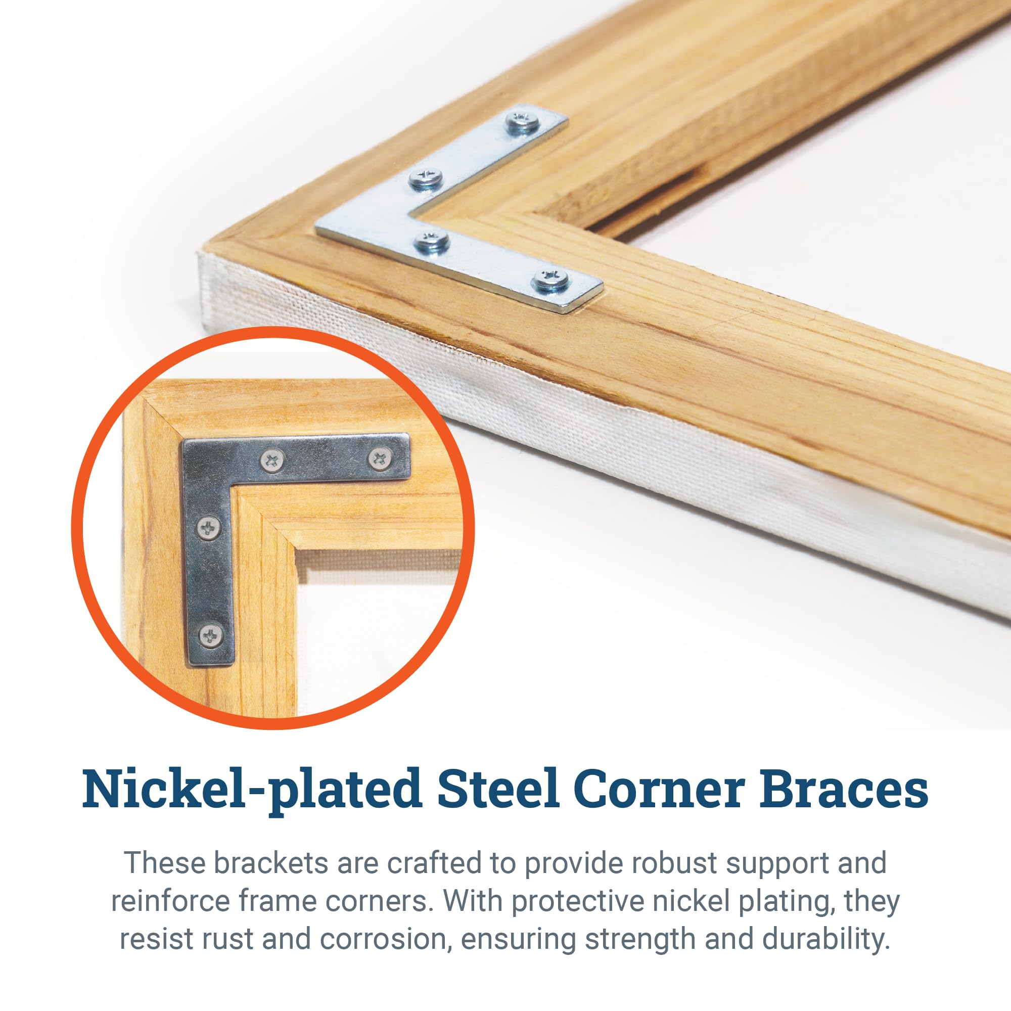 Cloverdale Supply chair frame corner brace installed for stable seating.