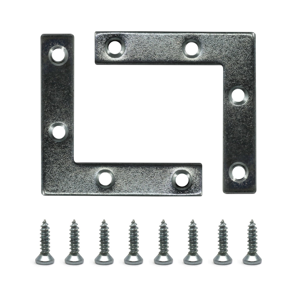Cloverdale Supply metal brackets on a wood frame for durable reinforcement.