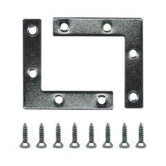 Cloverdale Supply metal brackets on a wood frame for durable reinforcement.